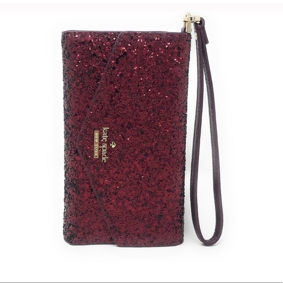 🛑 SOLD Kate Spade Glitter Wristlet - Picture 3 of 8
